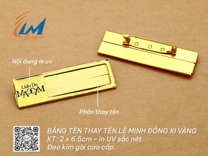 BẢNG TÊN THAY TÊN ĐỒNG XI VÀNG