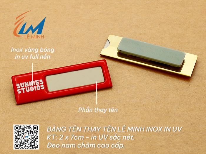 BẢNG TÊN THAY TÊN INOX IN UV