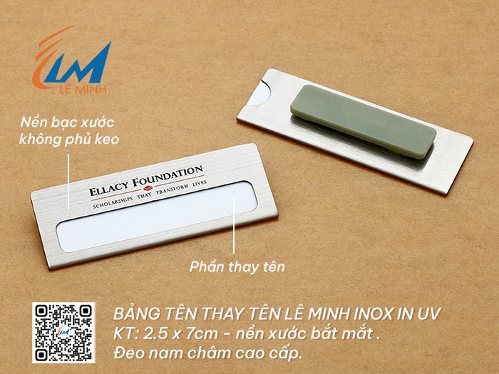 BẢNG TÊN THAY TÊN INOX IN UV