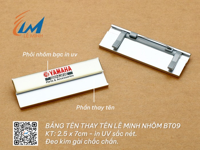 BẢNG TÊN THAY TÊN BT09 IN UV