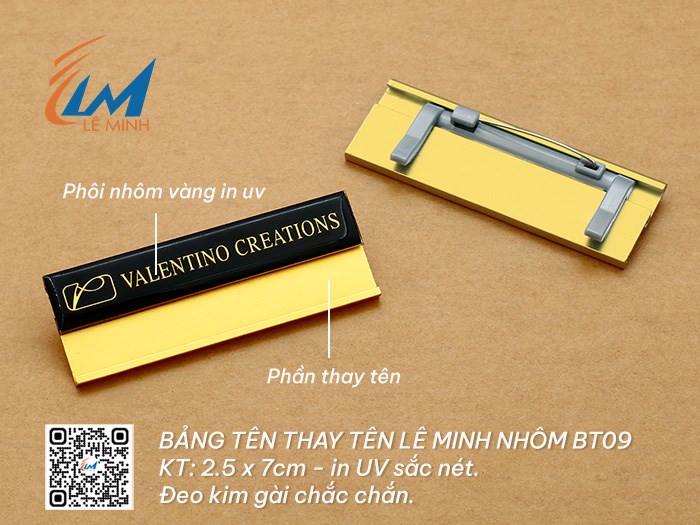 BẢNG TÊN THAY TÊN BT09 IN UV
