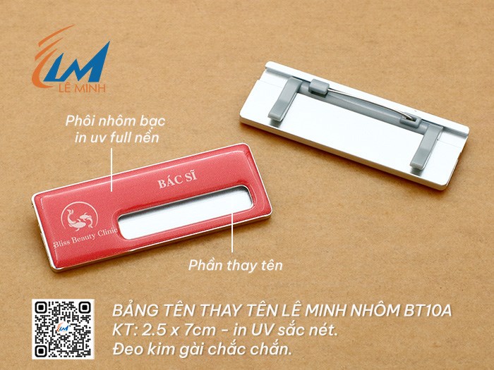 BẢNG TÊN THAY TÊN BT10/10A IN UV