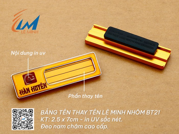 BẢNG TÊN THAY TÊN BT21 IN UV