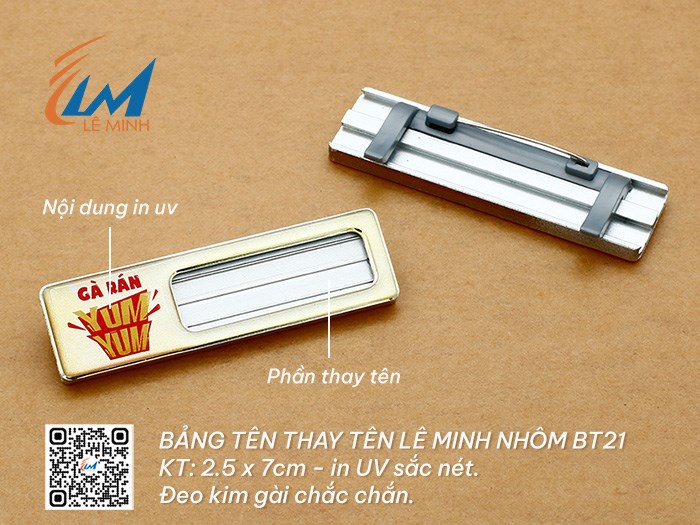 BẢNG TÊN THAY TÊN BT21 IN UV