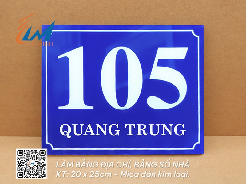 BIỂN SỐ NHÀ
