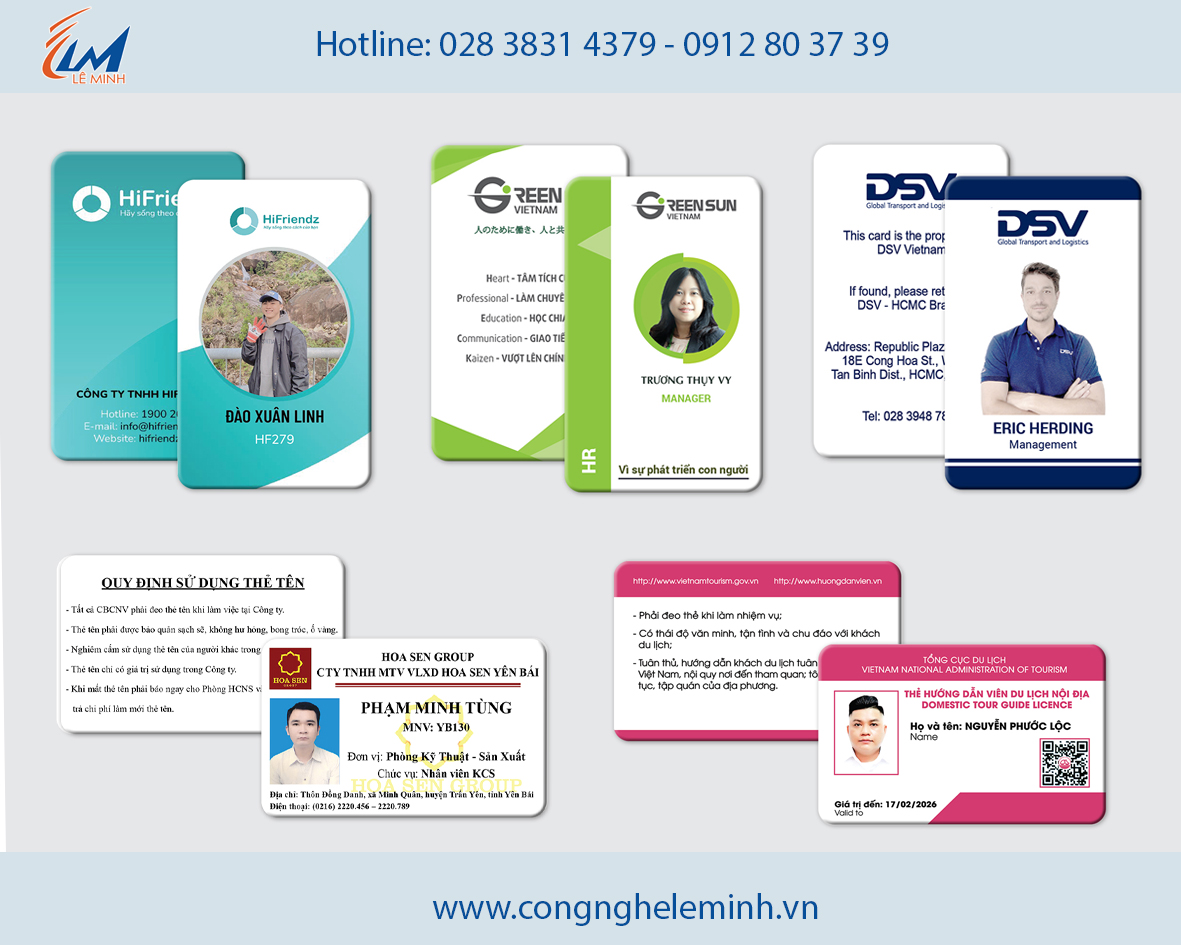In Thẻ Nhựa Nhân Viên – ID Card PVC Theo Yêu Cầu