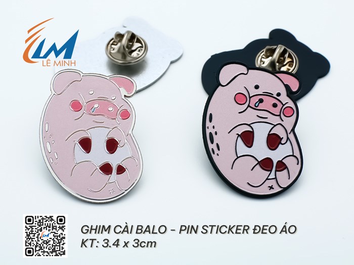 GHIM CÀI BALO - HUY HIỆU STICKER CÀI ÁO