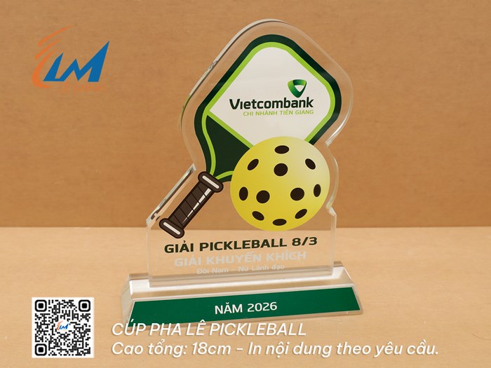 Những mẫu cúp Pickleball đẹp