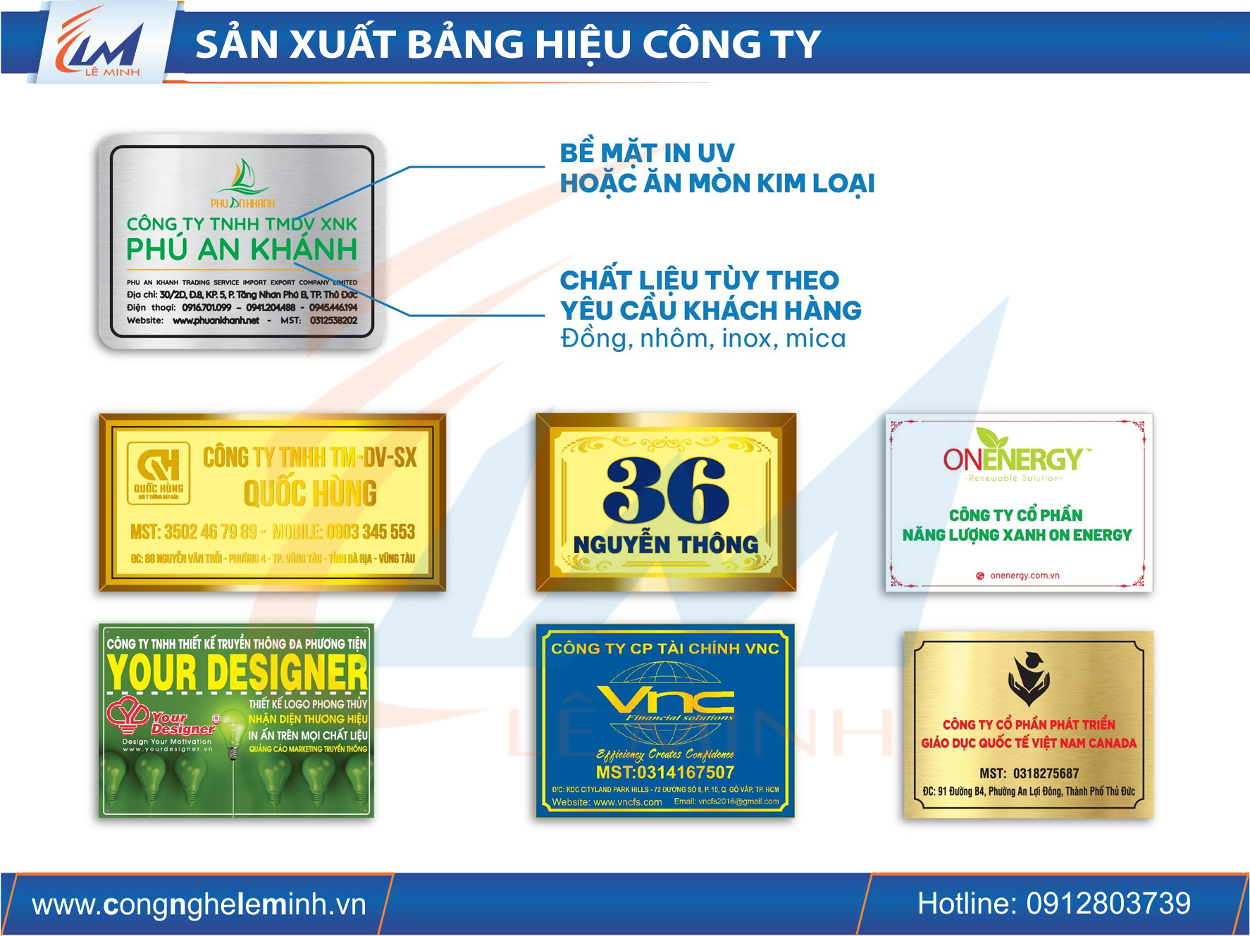 Sản Xuất Bảng Hiệu Công Ty – Thiết Kế & Thi Công Trọn Gói
